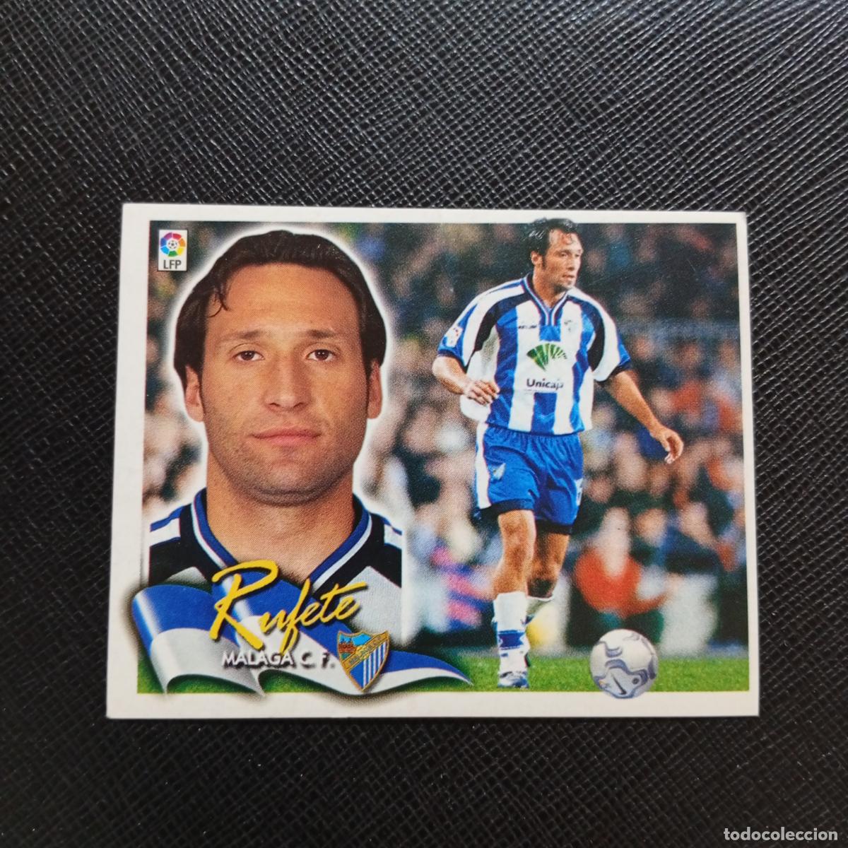 Cromos de f&uacute;tbol: RUFETE MALAGA ESTE 2000 2001 CROMO FUTBOL 00 01 - SIN PEGAR - A75 PG183