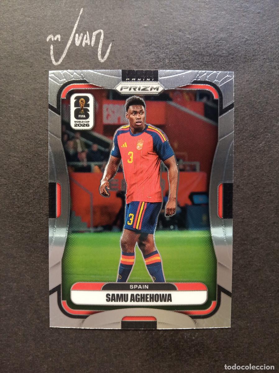 Cromos de f&uacute;tbol: N&ordm; 81 SAMU AGHEHOWA ESPA&Ntilde;A FC PORTO ⚽ PANINI &reg; PRIZM FIFA WORLD CUP 2026 MUNDIAL 25 26 NUEVO