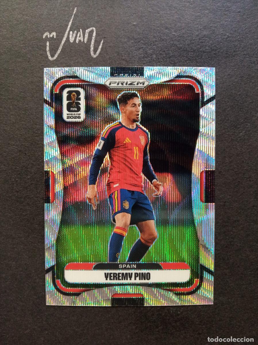 Cromos de f&uacute;tbol: N&ordm; 79 WAVE YEREMY PINO ESPA&Ntilde;A VILLARREAL ⚽ PANINI &reg; PRIZM FIFA WORLD CUP 2026 MUNDIAL 25 26 NUEVO