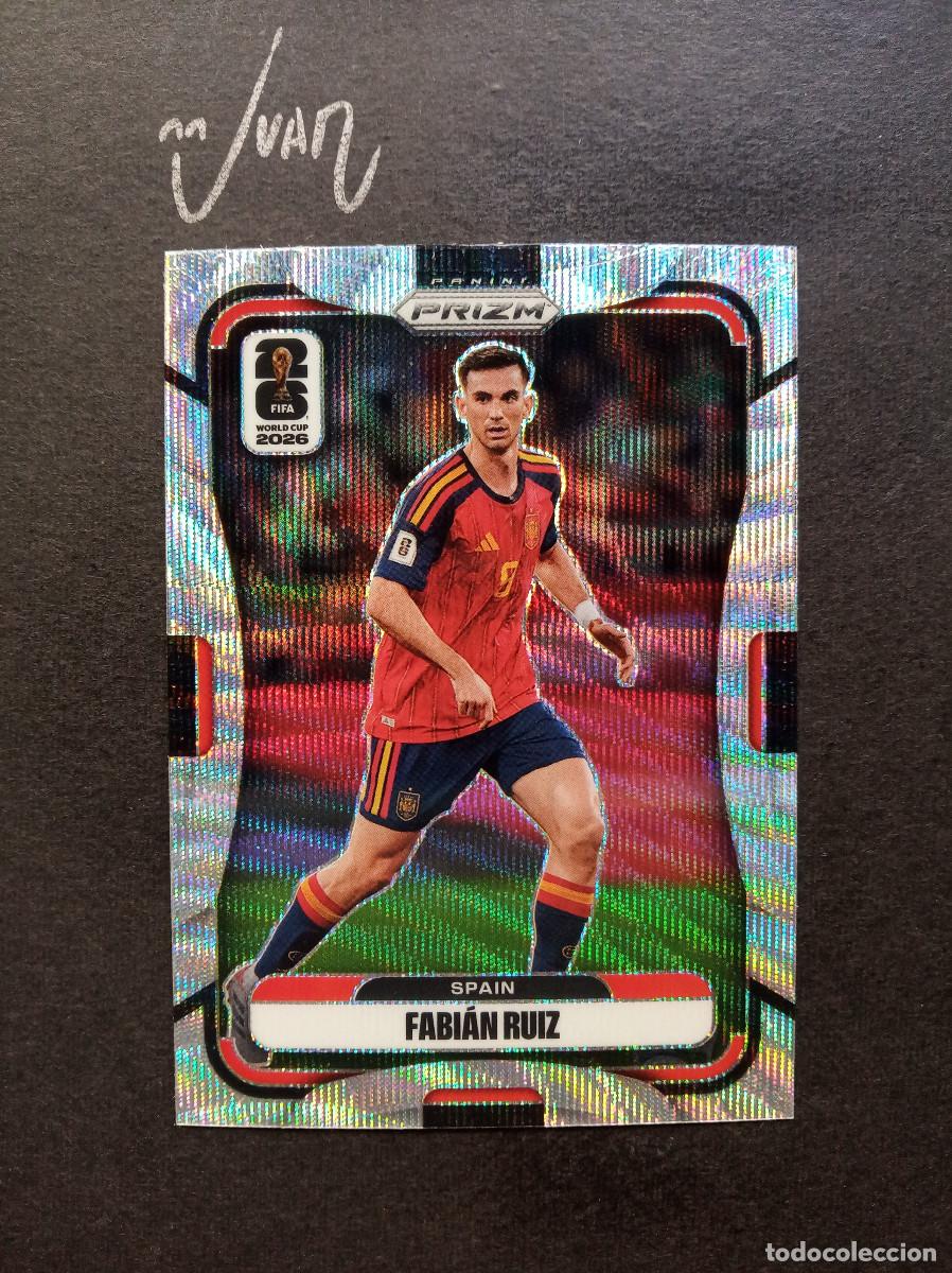 Cromos de f&uacute;tbol: N&ordm; 77 WAVE FABIAN RUIZ ESPA&Ntilde;A PARIS SAINT-GERMAIN ⚽ PANINI &reg; PRIZM FIFA WORLD CUP 2026 MUNDIAL 25 26
