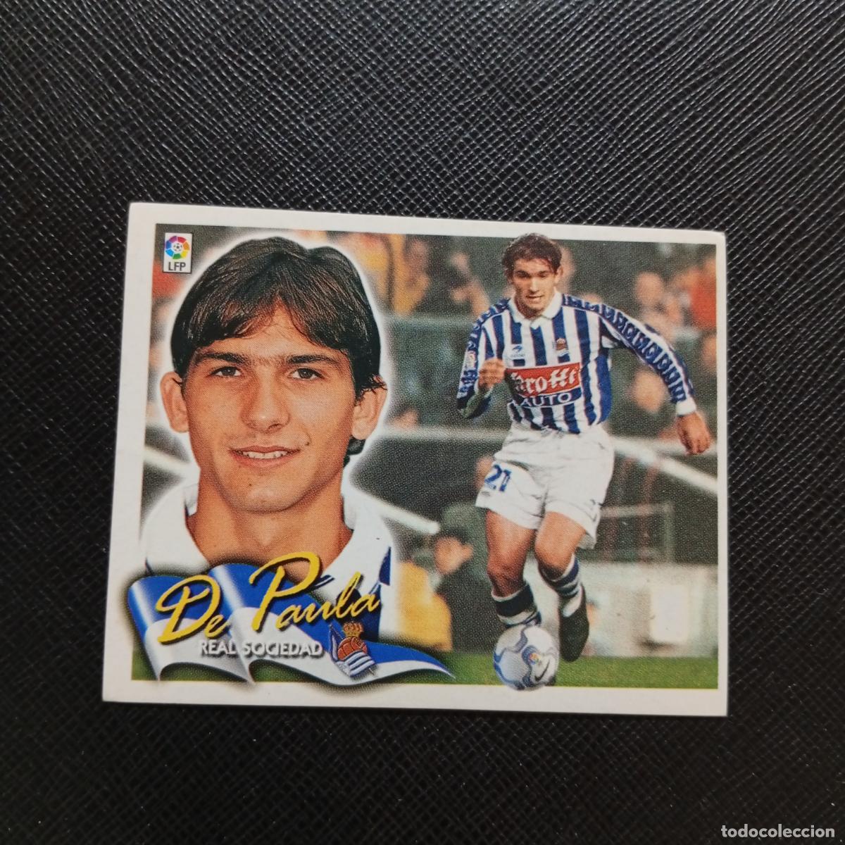 Cromos de f&uacute;tbol: DE PAULA REAL SOCIEDAD ESTE 2000 2001 CROMO FUTBOL 00 01 - SIN PEGAR - A75 PG210