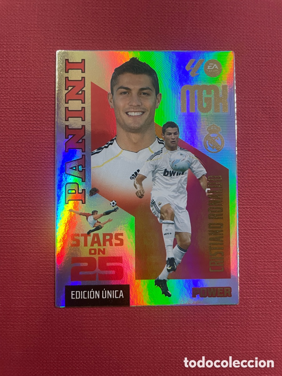 Cromos de f&uacute;tbol: Megacracks 2026/27 Cristiano ronaldo P442 Stars One Power Edicion especial 25 aniversarion