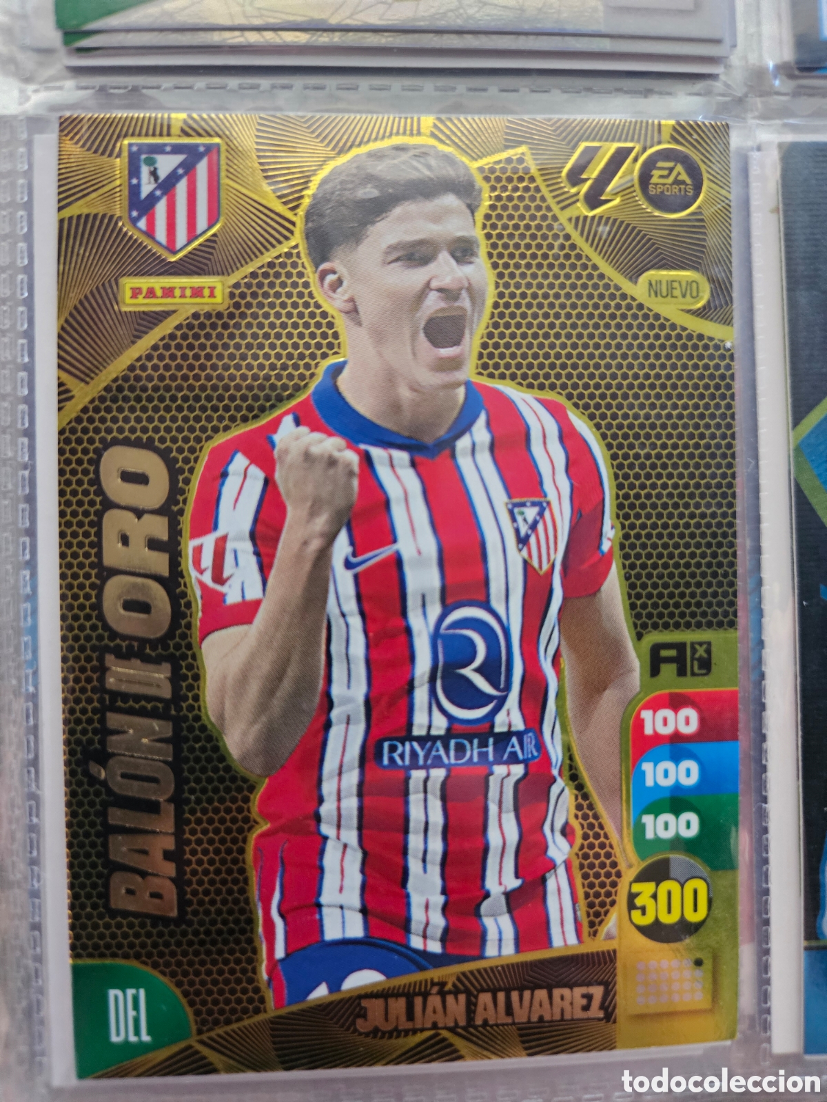 Cromos de f&uacute;tbol: Juli&aacute;n &Aacute;lvarez Balon de Oro