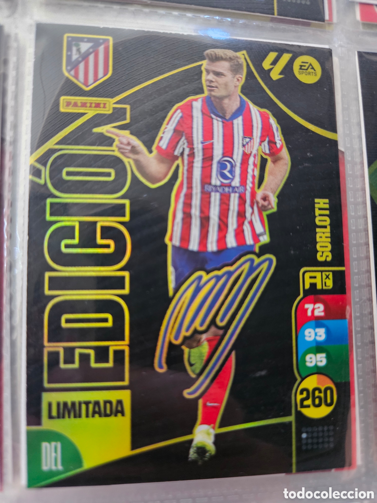 Cromos de f&uacute;tbol: Edicion limitada Sorloth