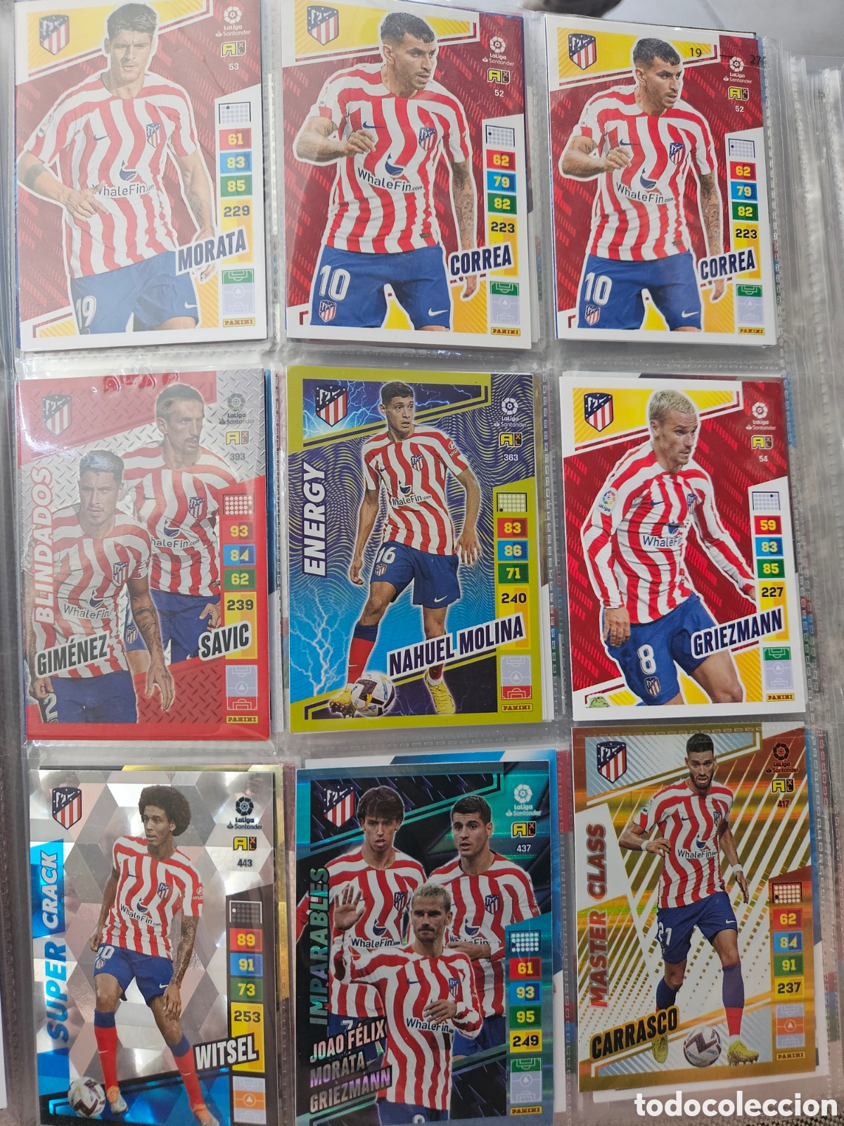 Cromos de f&uacute;tbol: Todos los de la foto