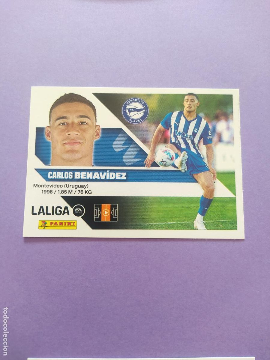 Cromos de f&uacute;tbol: LIGA ESTE 2026 2027 26 27 NUEVO - DEPORTIVO ALAVES N&ordm; 11 BENAVIDEZ