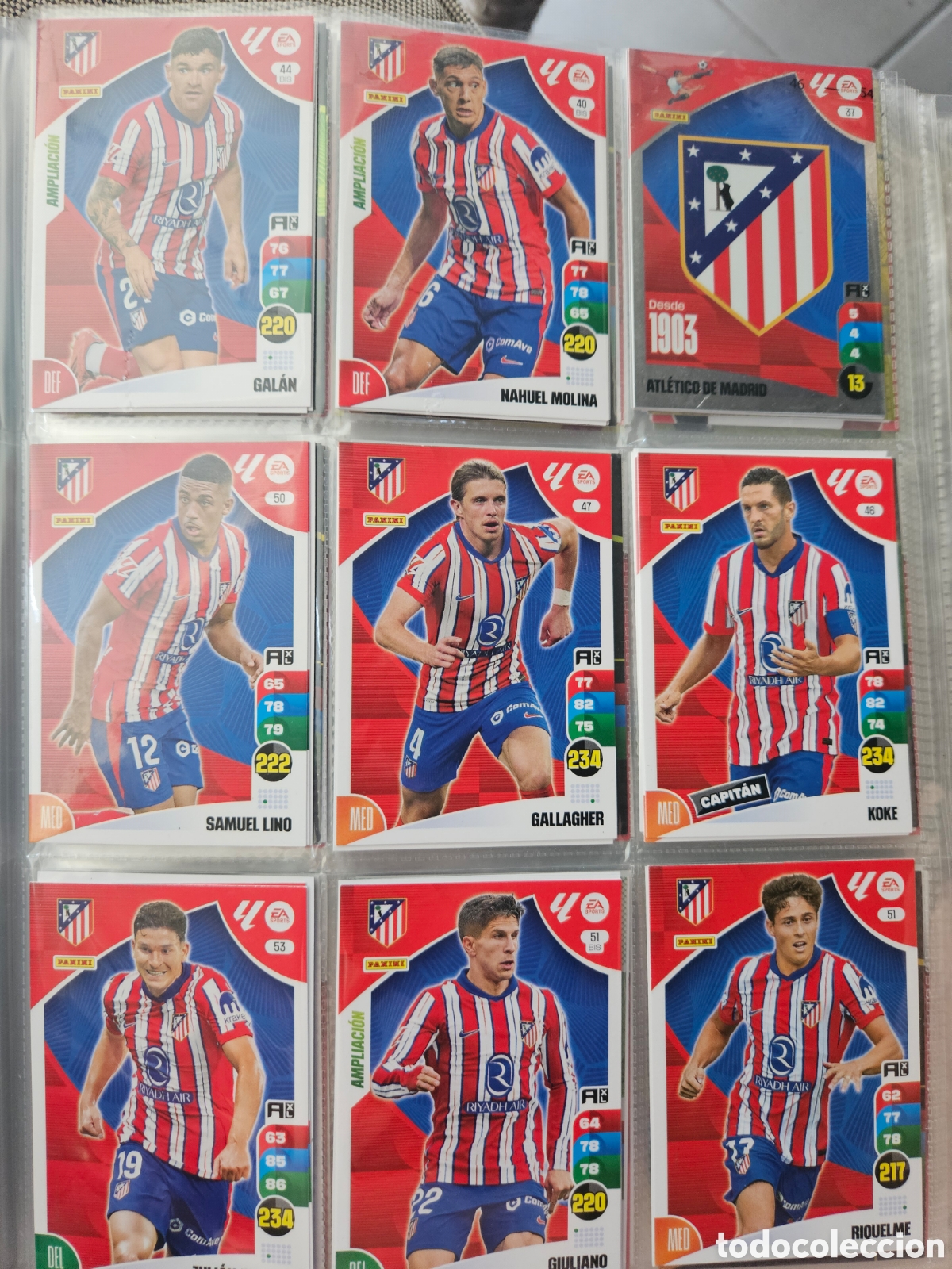 Cromos de f&uacute;tbol: At.madrid..............