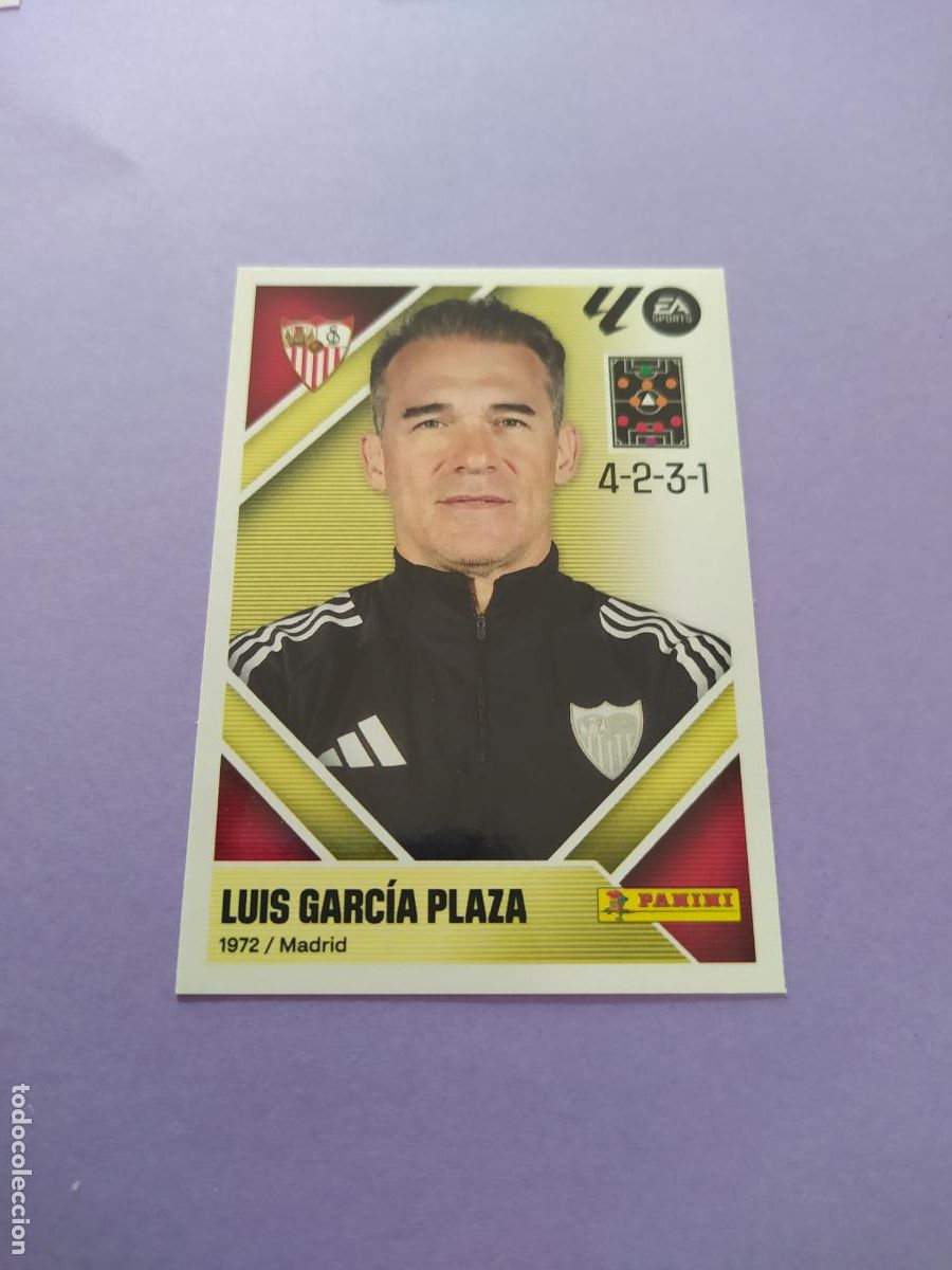Figurine di Calcio: LIGA ESTE 2026 2027 26 27 NUEVO - SEVILLA FC N&ordm; 2 ENTRENADOR GARCIA PLAZA