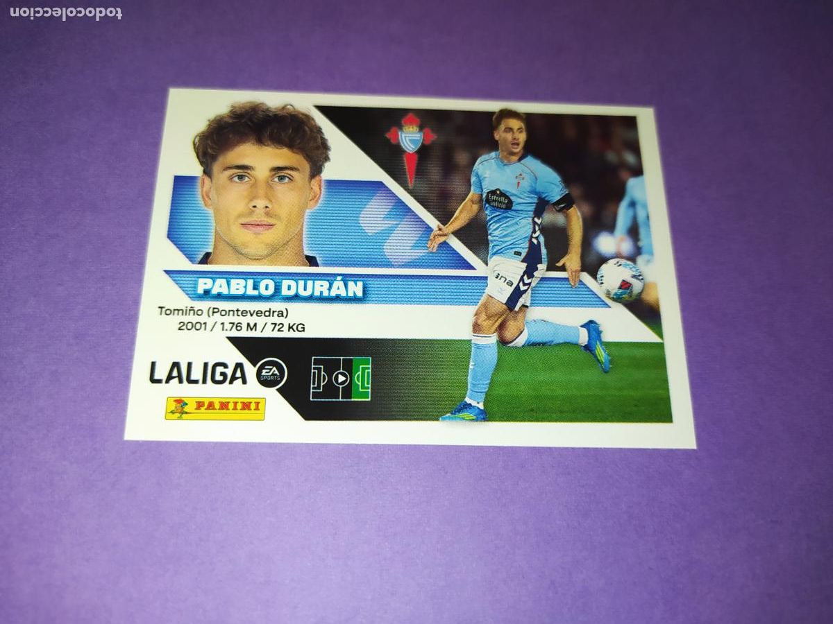 Figurine di Calcio: LIGA ESTE 2026 2027 26 27 NUEVO - CELTA DE VIGO N&ordm; 18A PABLO DURAN