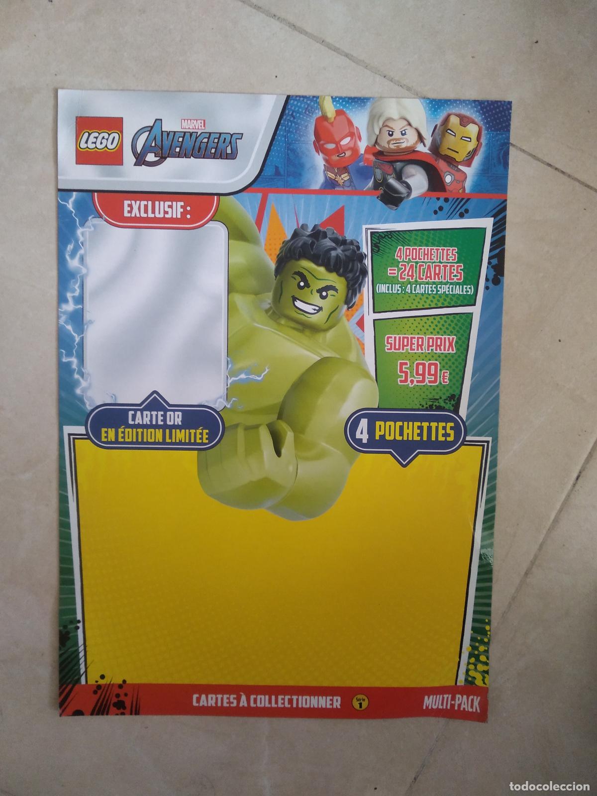Figurine di Calcio: CARTON PUBLICIDAD LEGO MARVEL AVENGERS