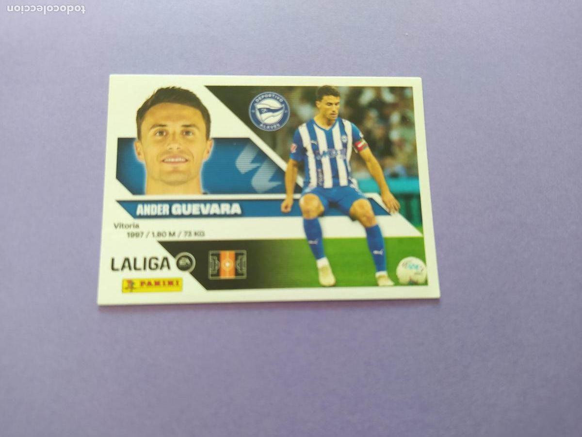 Cromos de f&uacute;tbol: LIGA ESTE 2026 2027 26 27 NUEVO - DEPORTIVO ALAVES N&ordm; 13 GUEVARA
