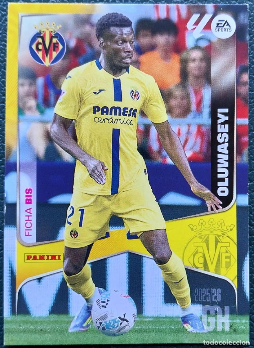Cromos de f&uacute;tbol: 377 BIS OLUWASEYI VILLARREAL CF FICHAS ALBUM MEGACRACKS 2025 2026 MGK 25 26