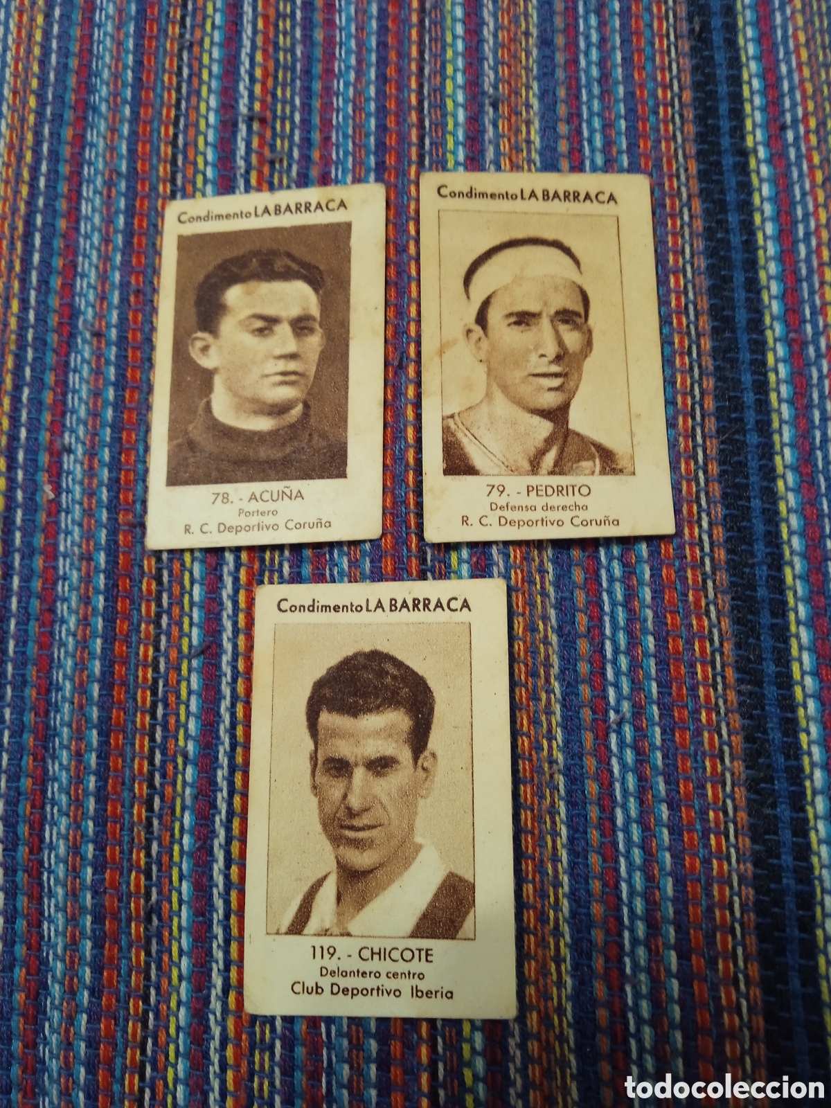 Cromos de f&uacute;tbol: Lote de 27 cromos de f&uacute;tbol antiguos. Diversas conservaciones equipos. Ver fotos.