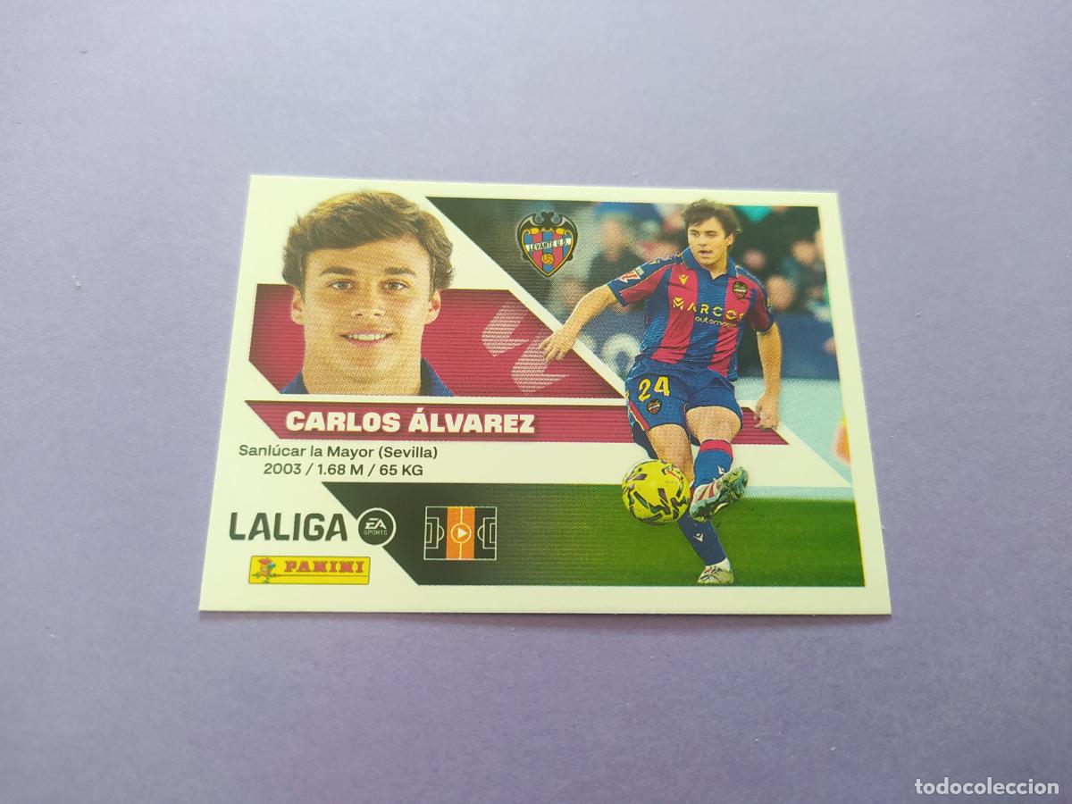 Cromos de f&uacute;tbol: LIGA ESTE 2026 2027 26 27 NUEVO - LEVANTE N&ordm; 15 CARLOS ALVAREZ