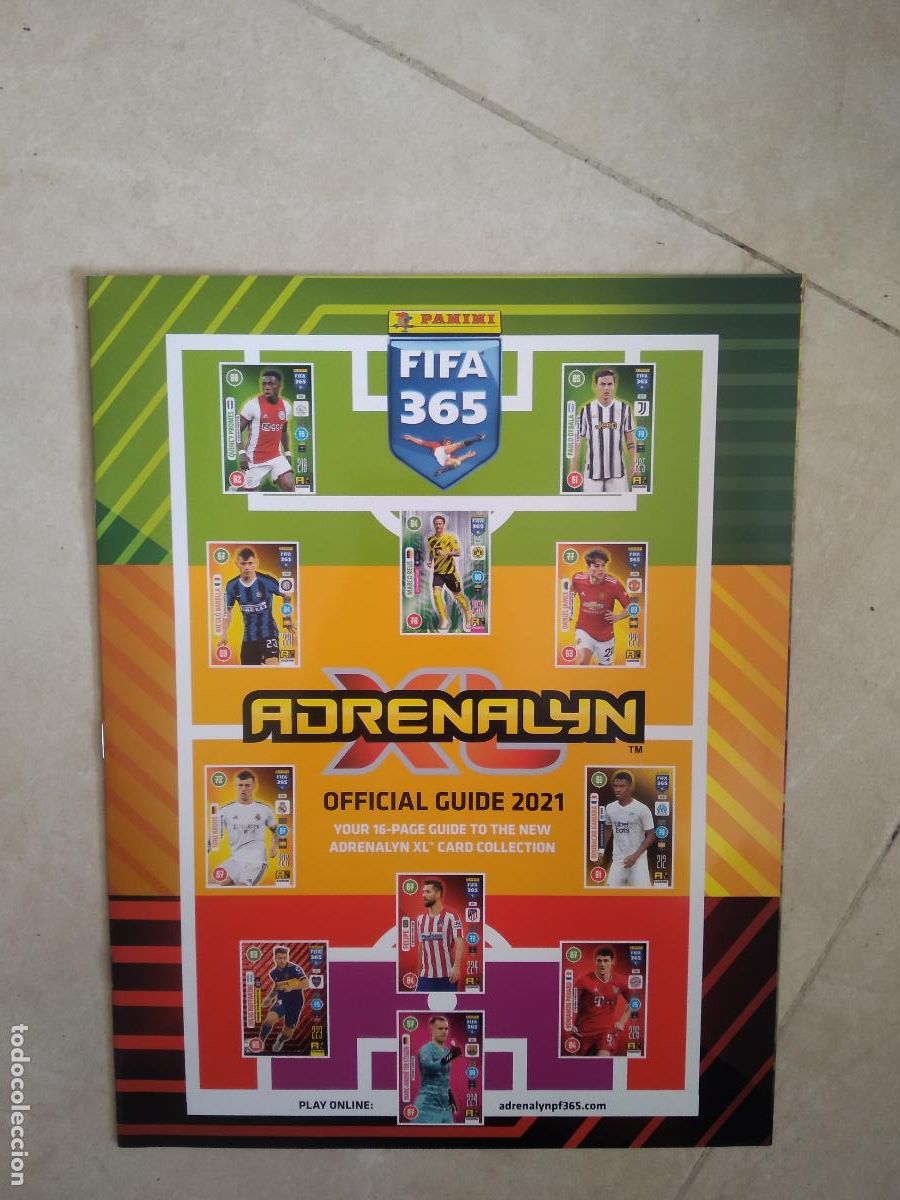 Cromos de f&uacute;tbol: GUIA OFICIAL CROMO FUTBOL PANINI ADRENALYN FIFA 365 2021 EN INGLES