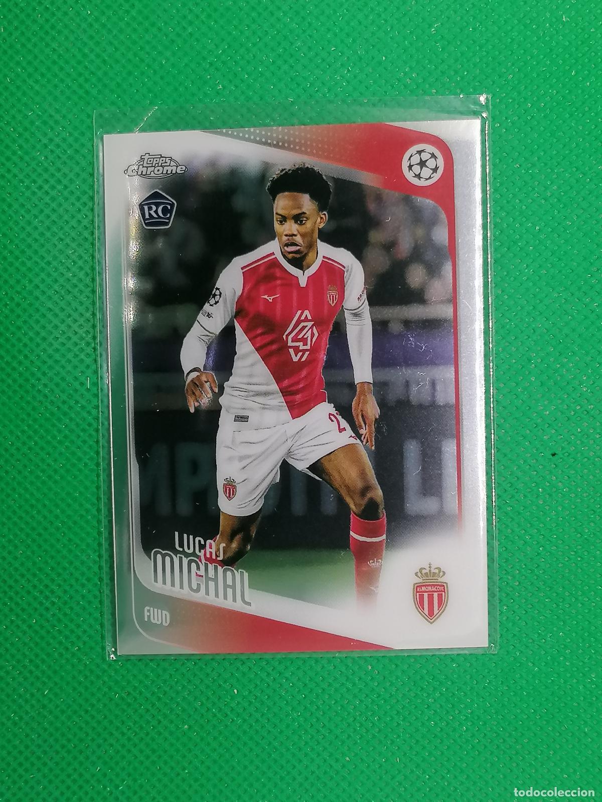 Cromos de f&uacute;tbol: 94 LUCAS MICHAL ROOKIE MONACO ⚽ TOPPS CHROME UCC 25 26 2025 2026 ⚽