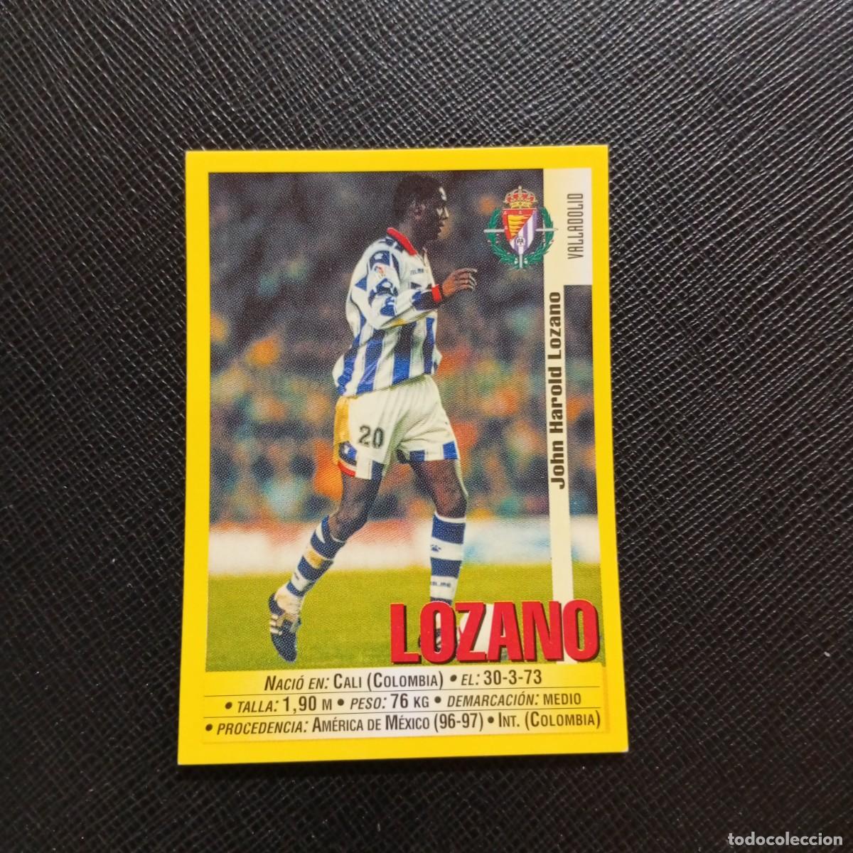 Cromos de f&uacute;tbol: 218 LOZANO VALLADOLID PANINI 1999 2000 CROMO FUTBOL 99 00 - SIN PEGAR - A75 PG228