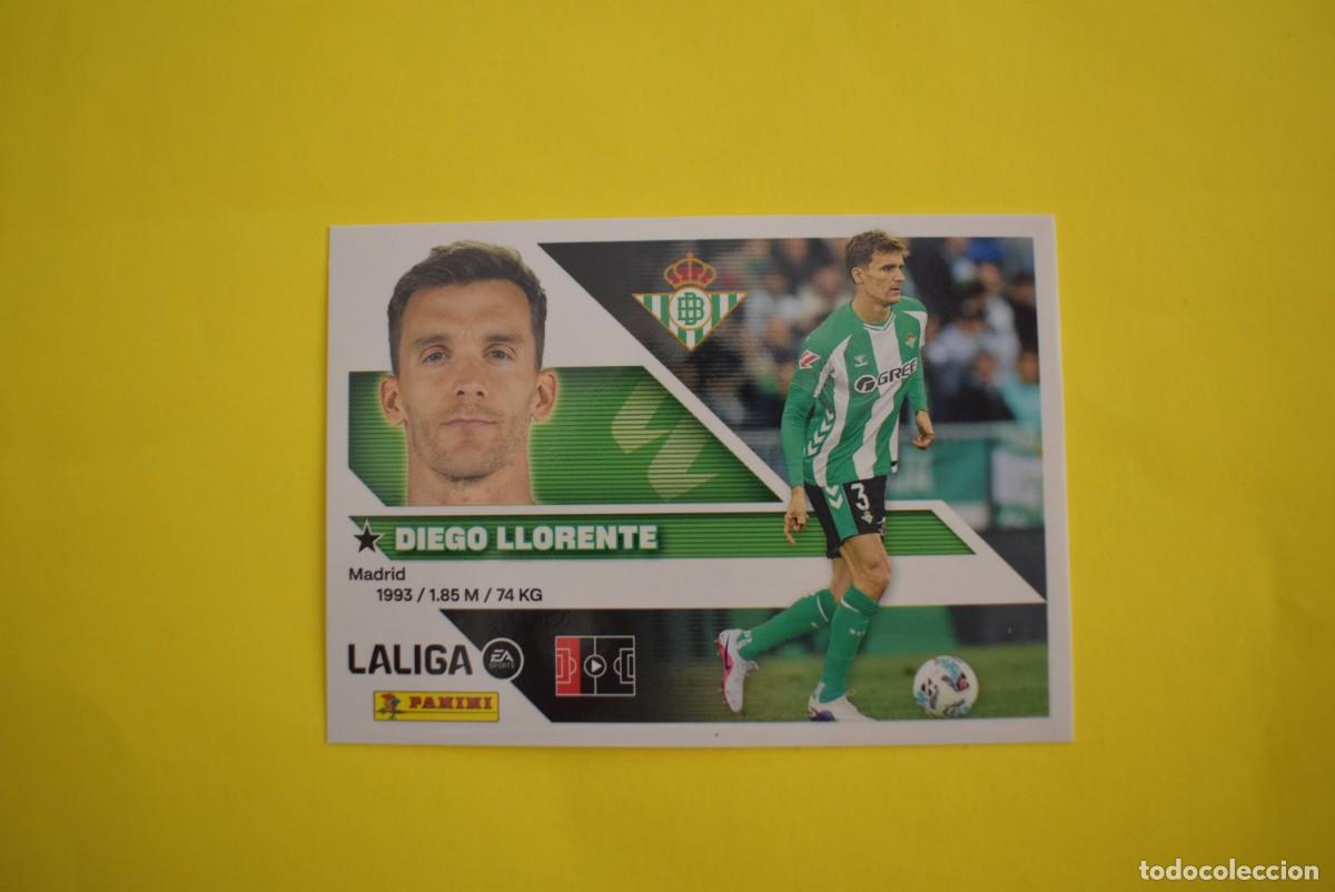 Cromos de f&uacute;tbol: Cromo Liga 2026 2027. 26 27. Diego Llorente. Betis. N. &ordm; 6. ESTE. Panini