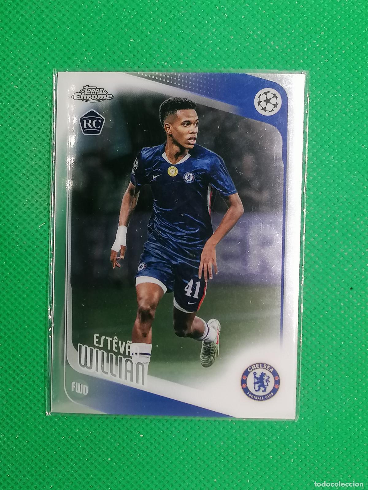 Cromos de f&uacute;tbol: 66 ESTEVAO WILLIAMS ROOKIE CHELSEA ⚽ TOPPS CHROME UCC 25 26 2025 2026 ⚽