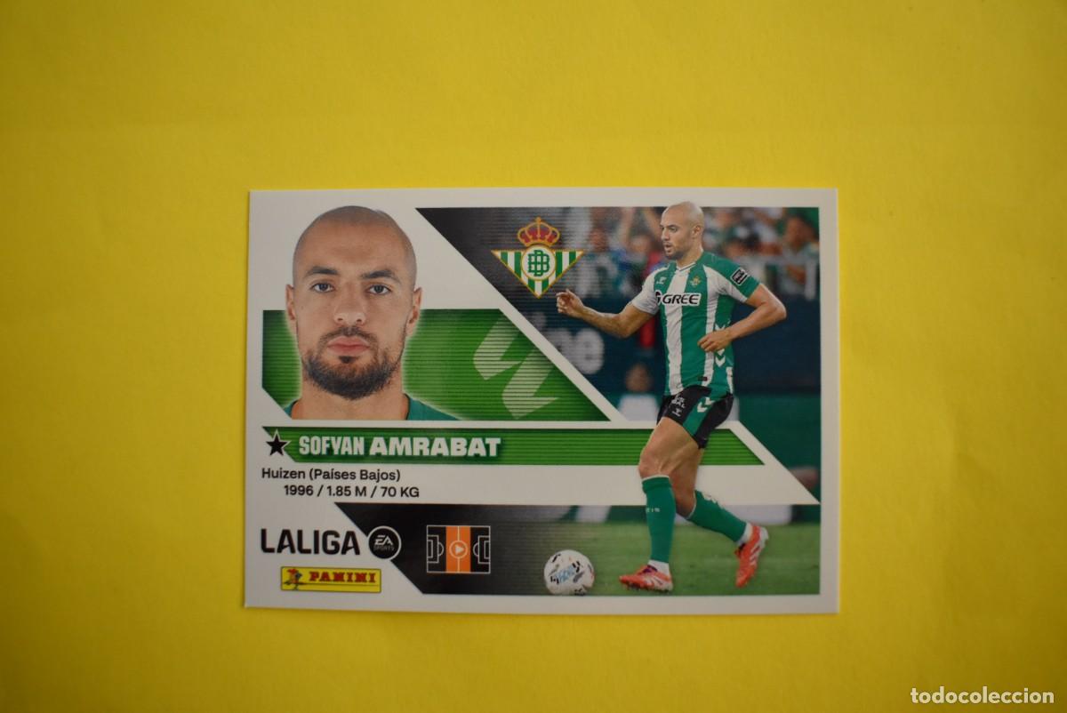 Cromos de f&uacute;tbol: Cromo Liga 2026 2027. 26 27. Amrabat. Betis. N. &ordm; 11. ESTE. Panini
