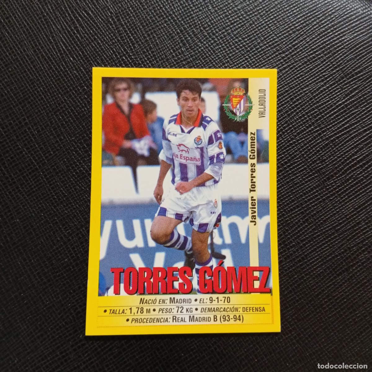 Cromos de f&uacute;tbol: 212 TORRES GOMES VALLADOLID PANINI 1999 2000 CROMO FUTBOL 99 00 - SIN PEGAR - A75 PG228