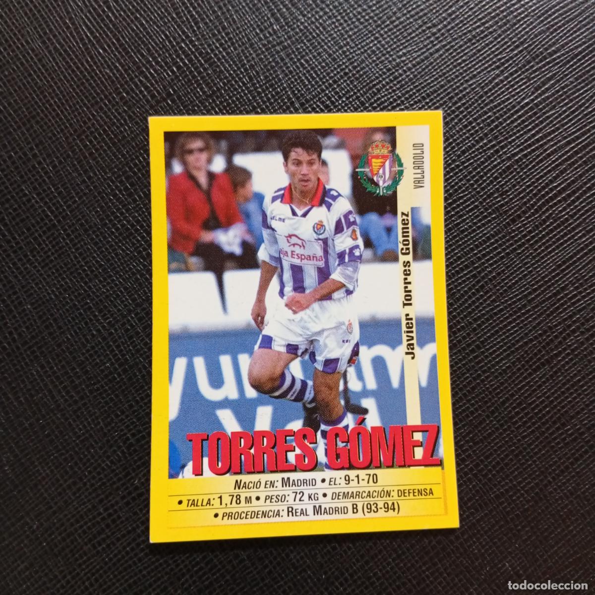 Cromos de f&uacute;tbol: 212 TORRES GOMES VALLADOLID PANINI 1999 2000 CROMO FUTBOL 99 00 - SIN PEGAR - A75 PG228 B
