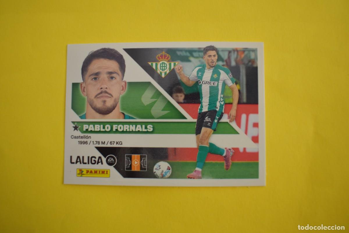 Cromos de f&uacute;tbol: Cromo Liga 2026 2027. 26 27. Pablo Fornals. Betis. N. &ordm; 15. ESTE. Panini