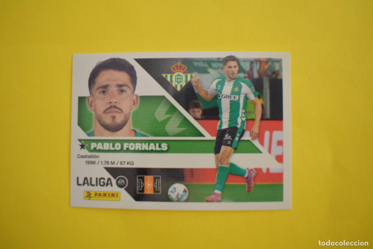 Cromos de f&uacute;tbol: Cromo Liga 2026 2027. 26 27. Pablo Fornals. Betis. N. &ordm; 15. ESTE. Panini