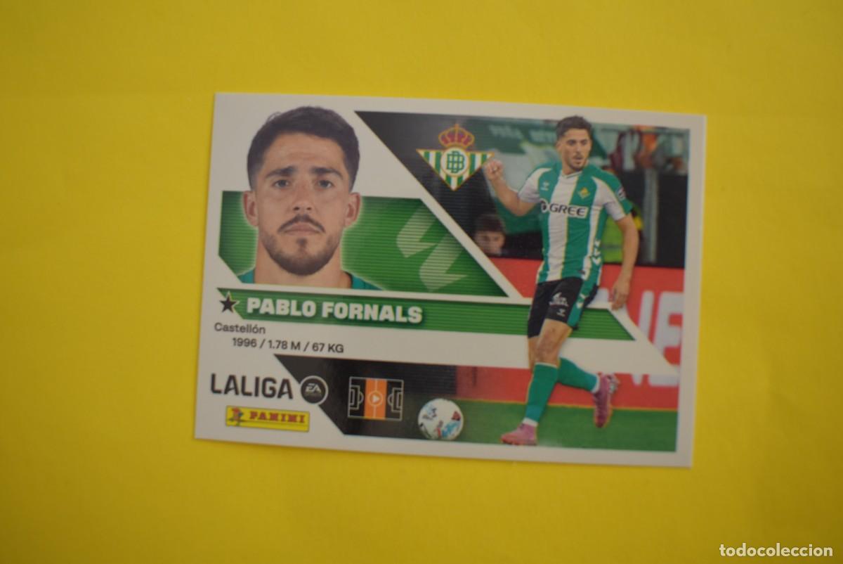Cromos de f&uacute;tbol: Cromo Liga 2026 2027. 26 27. Pablo Fornals. Betis. N. &ordm; 15. ESTE. Panini