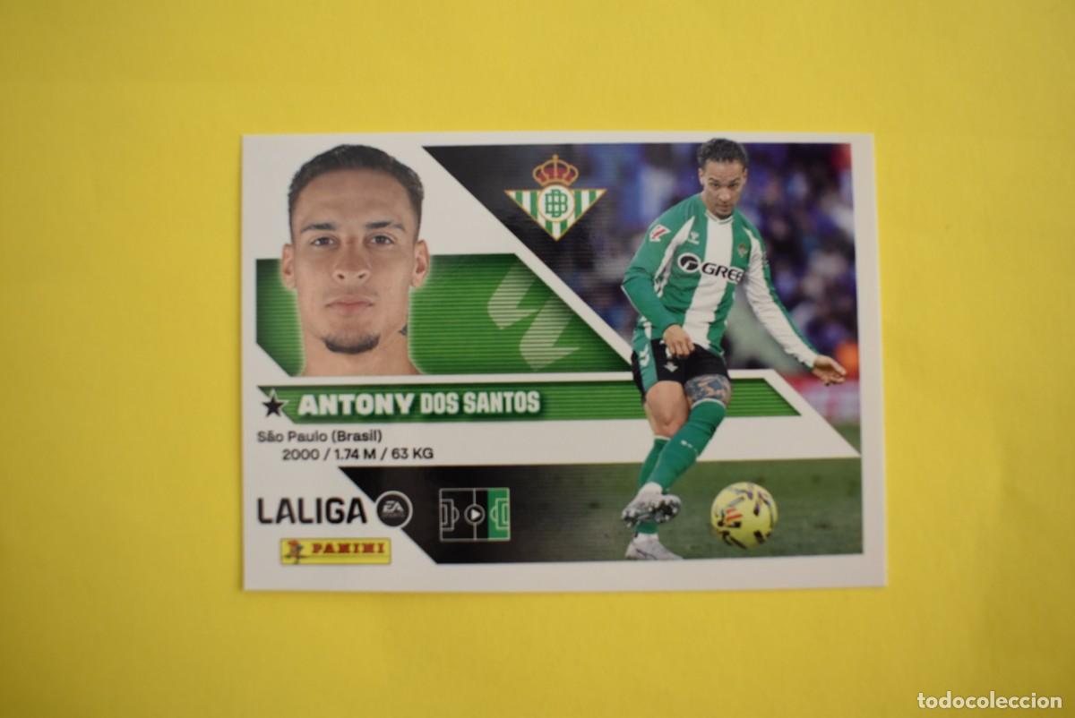 Cromos de f&uacute;tbol: Cromo Liga 2026 2027. 26 27. Antony. Betis. N. &ordm; 18. ESTE. Panini