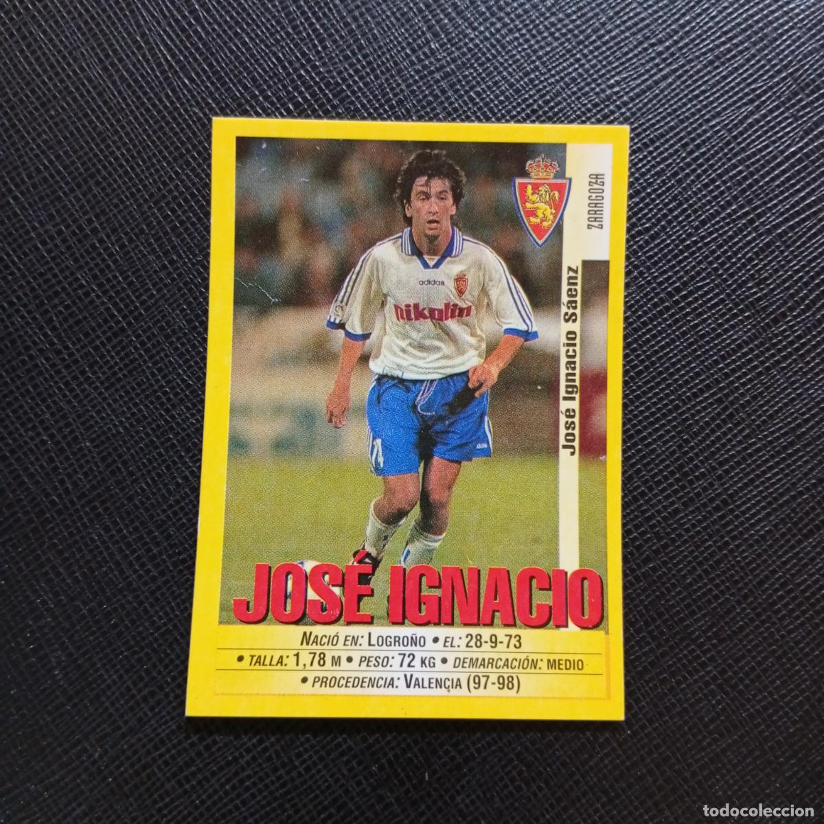 Cromos de f&uacute;tbol: 161 JOSE IGNACIO ZARAGOZA PANINI 1999 2000 CROMO FUTBOL 99 00 - SIN PEGAR - A75 PG228 B