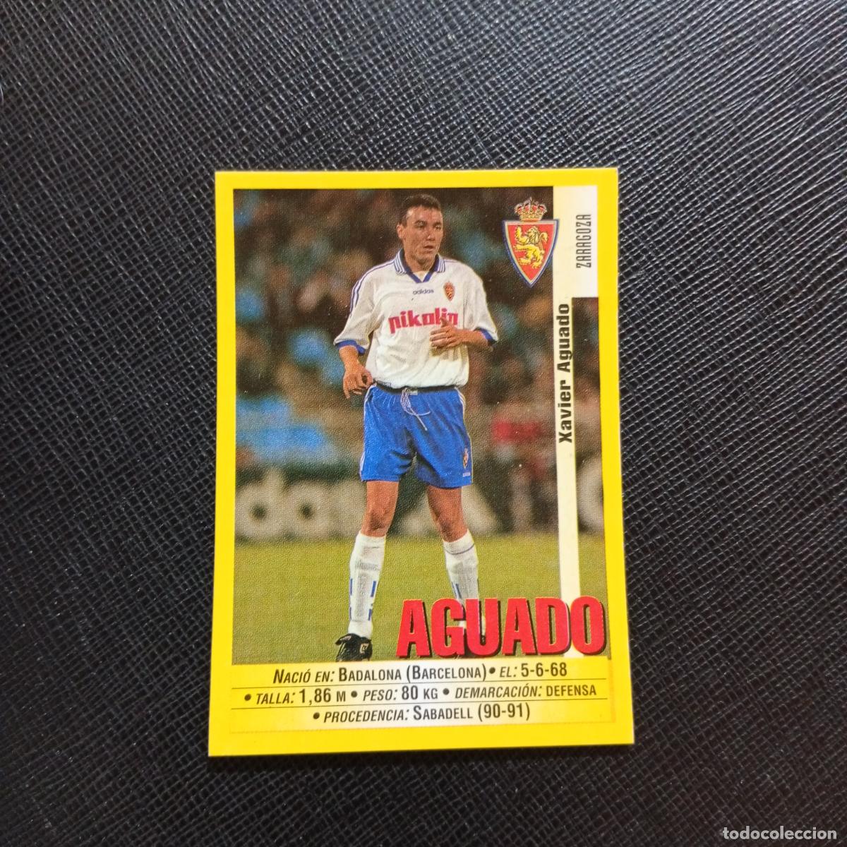 Cromos de f&uacute;tbol: 157 AGUADO ZARAGOZA PANINI 1999 2000 CROMO FUTBOL 99 00 - SIN PEGAR - A75 PG228