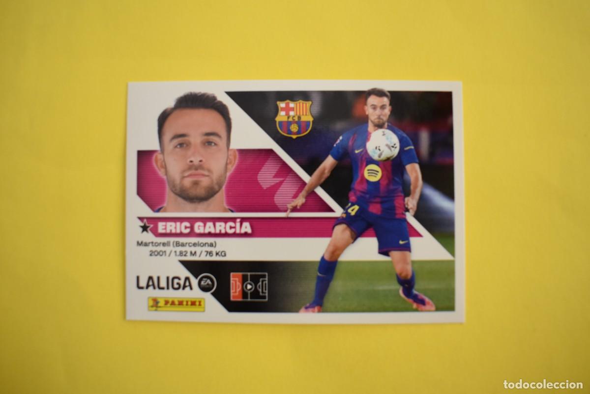 Cromos de f&uacute;tbol: Cromo Liga 2026 2027. 26 27. Eric Garc&iacute;a. Barcelona. N. &ordm; 11. ESTE. Panini