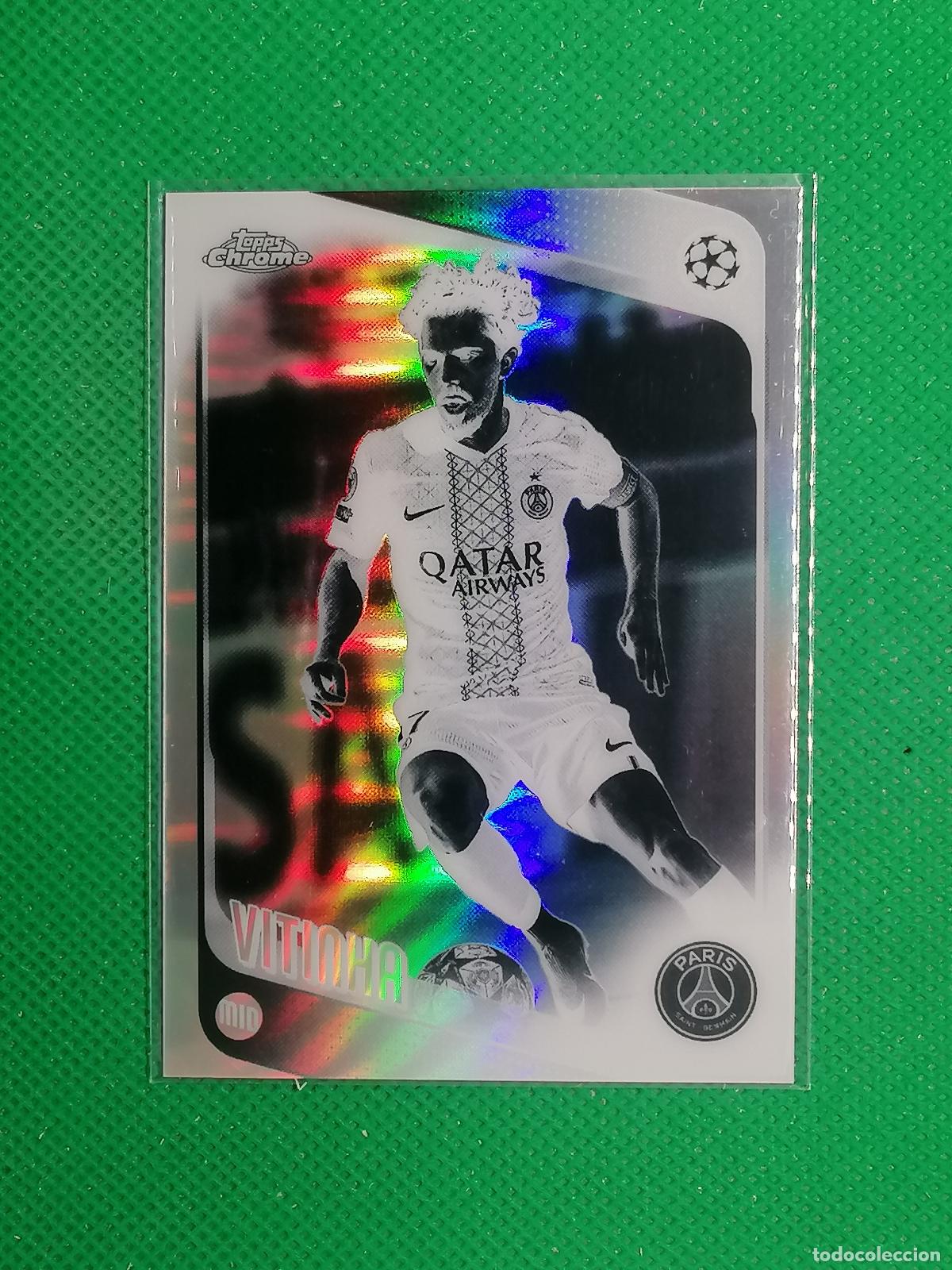 Cromos de f&uacute;tbol: 46 VITINHA PARIS PSG NEGATIVE ⚽ TOPPS CHROME UCC 25 26 2025 2026 ⚽