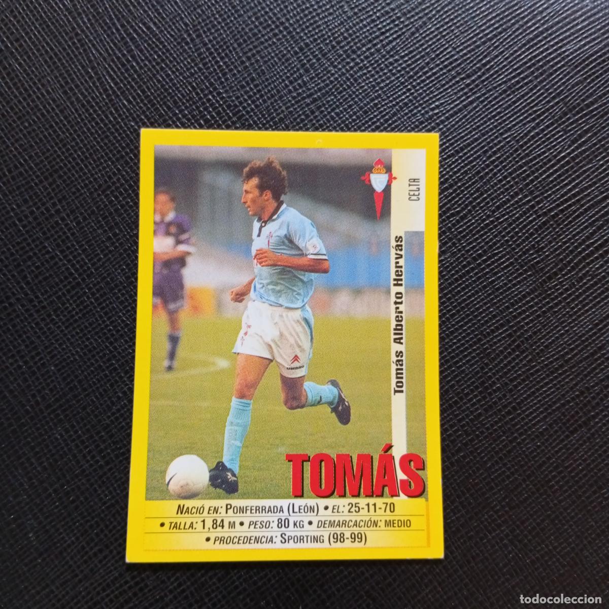 Cromos de f&uacute;tbol: 89 TOMAS CELTA PANINI 1999 2000 CROMO FUTBOL 99 00 - SIN PEGAR - A75 PG264