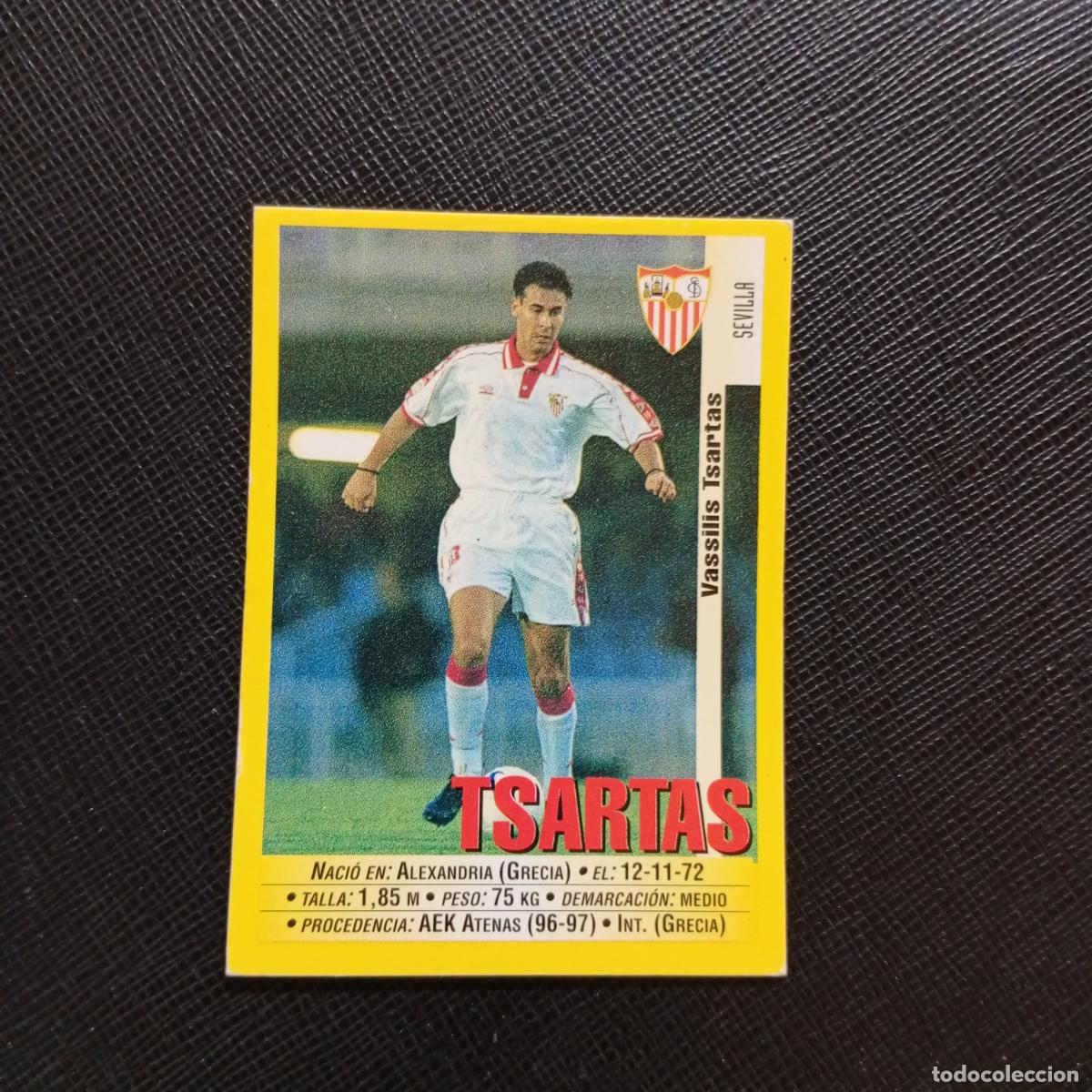 Cartes &agrave; collectionner de Football: 374 TSARTAS SEVILLA PANINI 1999 2000 CROMO FUTBOL 99 00 - SIN PEGAR - A75 PG291