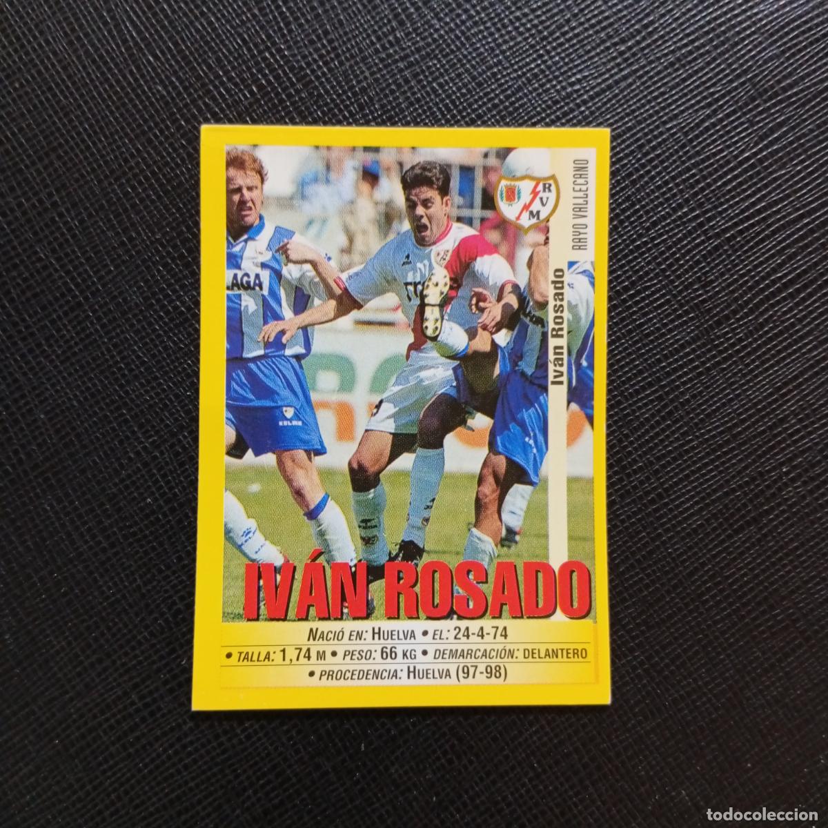 Football Stickers: 358 IVAN ROSADO RAYO VALLECANO PANINI 1999 2000 CROMO FUTBOL 99 00 - SIN PEGAR - A75 PG291