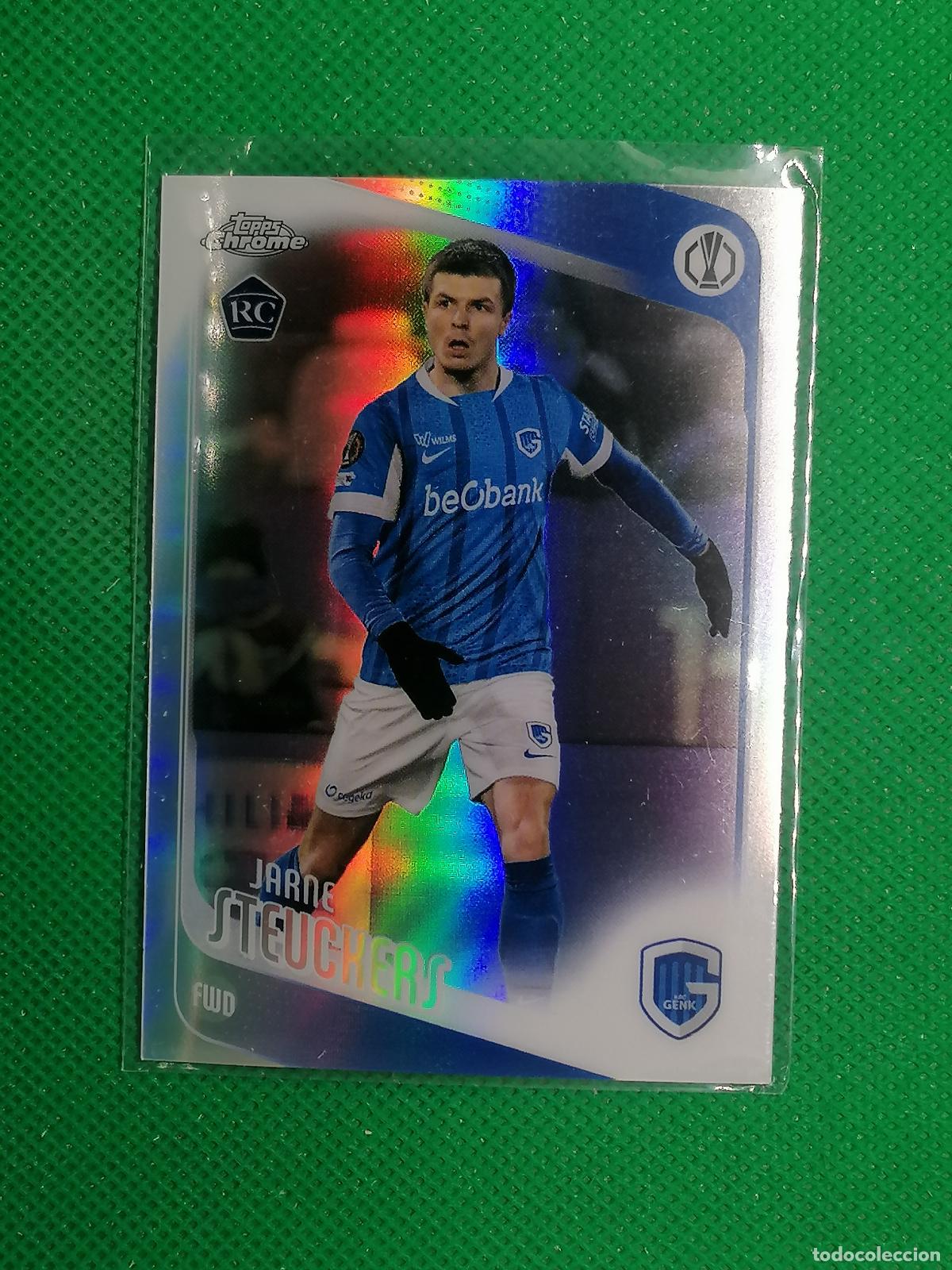 Football Stickers: 126 JARNE STEUCKERS GENK REFRACTOR ⚽ TOPPS CHROME UCC 25 26 2025 2026 ⚽
