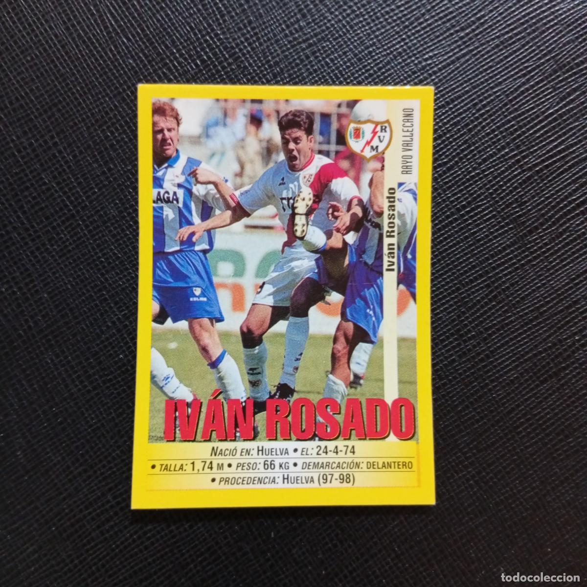 Football Stickers: 358 IVAN ROSADO RAYO VALLECANO PANINI 1999 2000 CROMO FUTBOL 99 00 - SIN PEGAR - A75 PG291 B