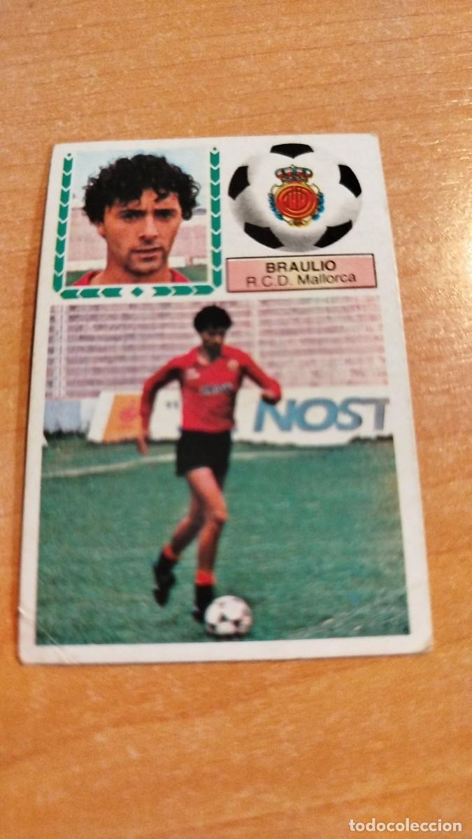 Football Stickers: LIGA ESPA&Ntilde;OLA 83/84 - RCD MALLORCA - BRAULIO
