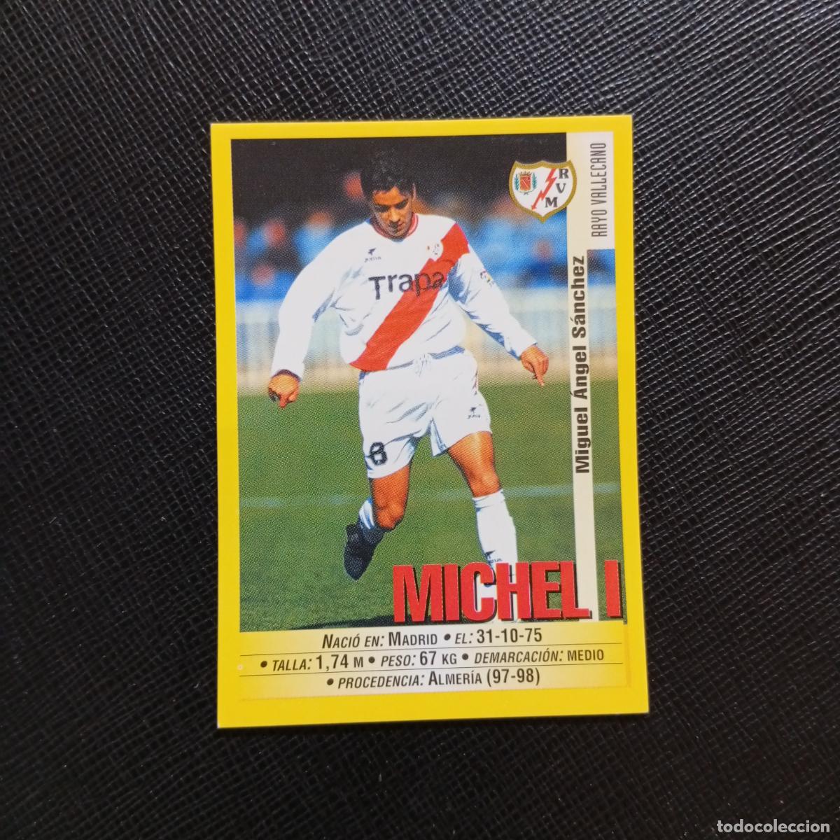 Cromos de f&uacute;tbol: 354 MICHEL I RAYO VALLECANO PANINI 1999 2000 CROMO FUTBOL 99 00 - SIN PEGAR - A75 PG291
