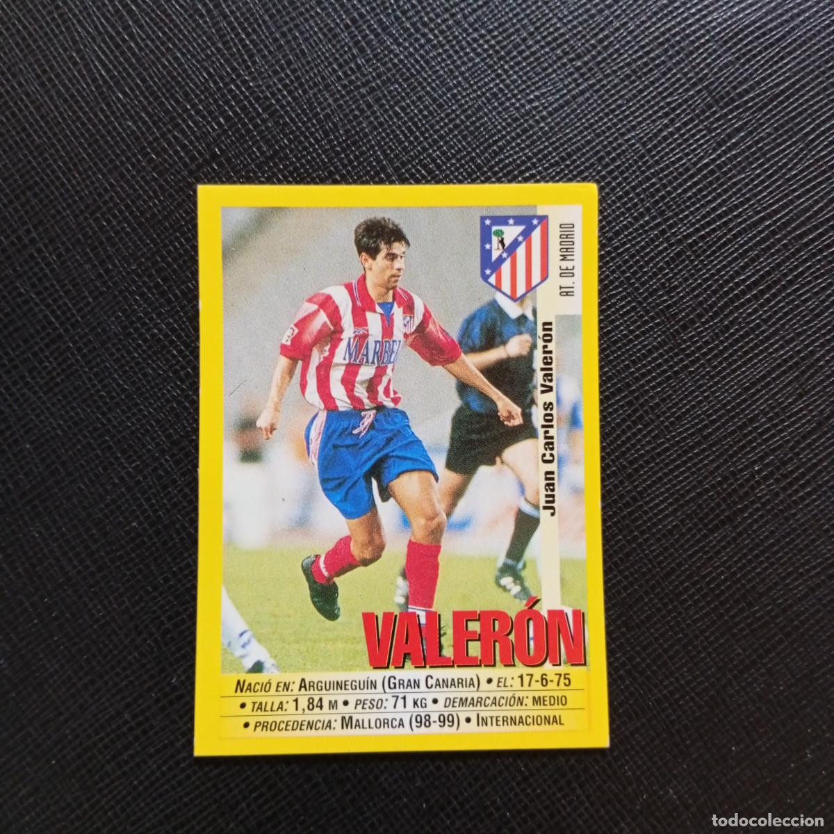 Cromos de f&uacute;tbol: 241 VALERON AT MADRID PANINI 1999 2000 CROMO FUTBOL 99 00 - SIN PEGAR - A75 PG318