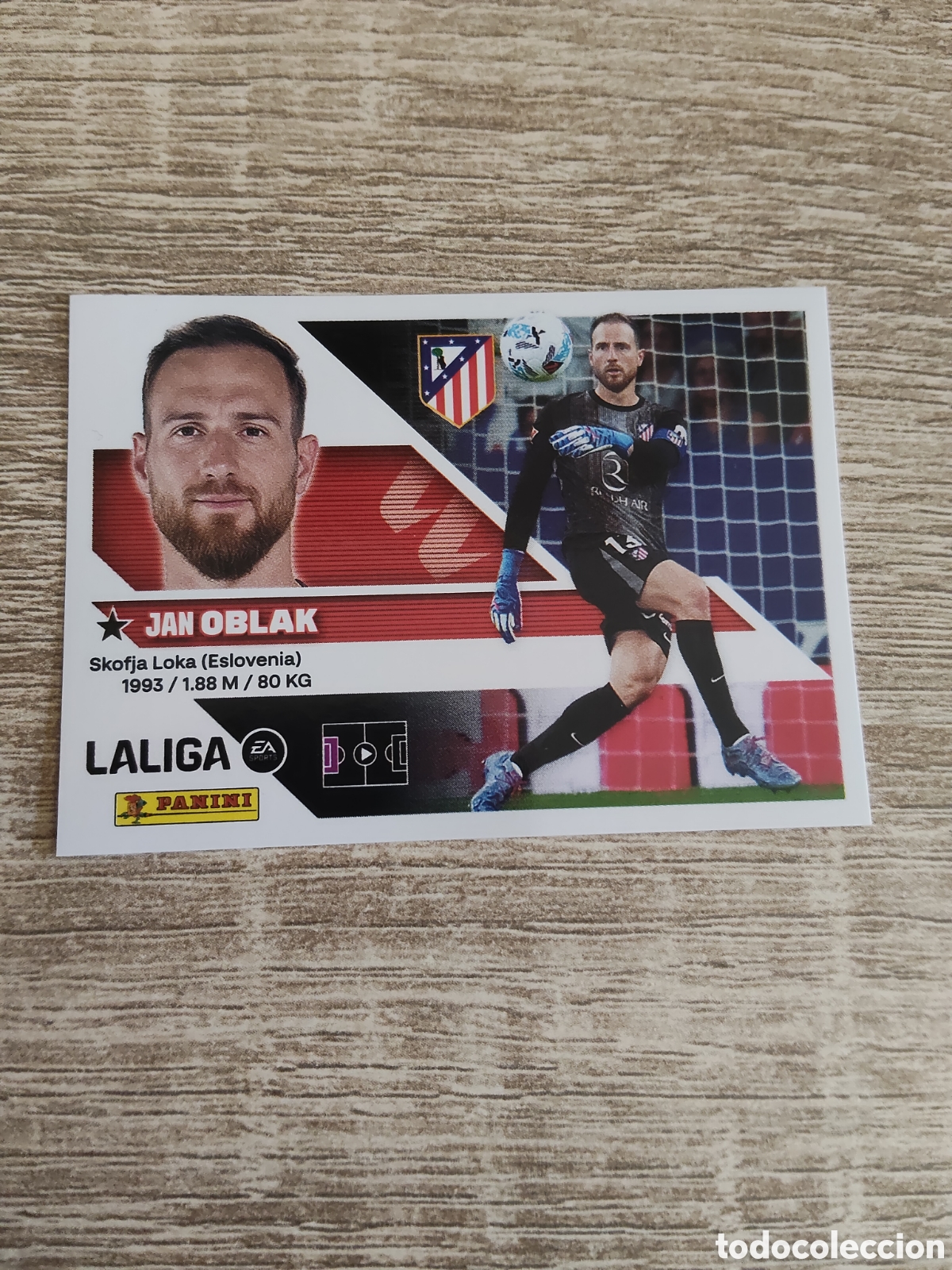 Cromos de f&uacute;tbol: Oblak Atl&eacute;tico de Madrid liga 2026 2027 26 27 ediciones este