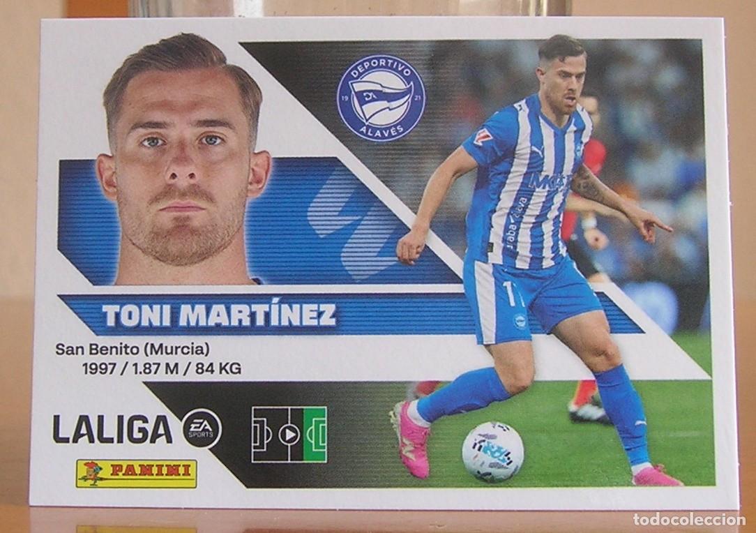 Cromos de f&uacute;tbol: EDICIONES ESTE 2026-2027 26 27 N&ordm; 19 TONI MARTINEZ (ALAVES) SIN PEGAR