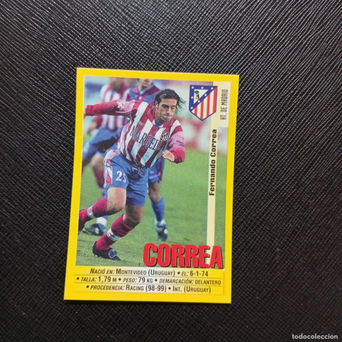 Cromos de f&uacute;tbol: 246 CORREA AT MADRID PANINI 1999 2000 CROMO FUTBOL 99 00 - SIN PEGAR - A75 PG336