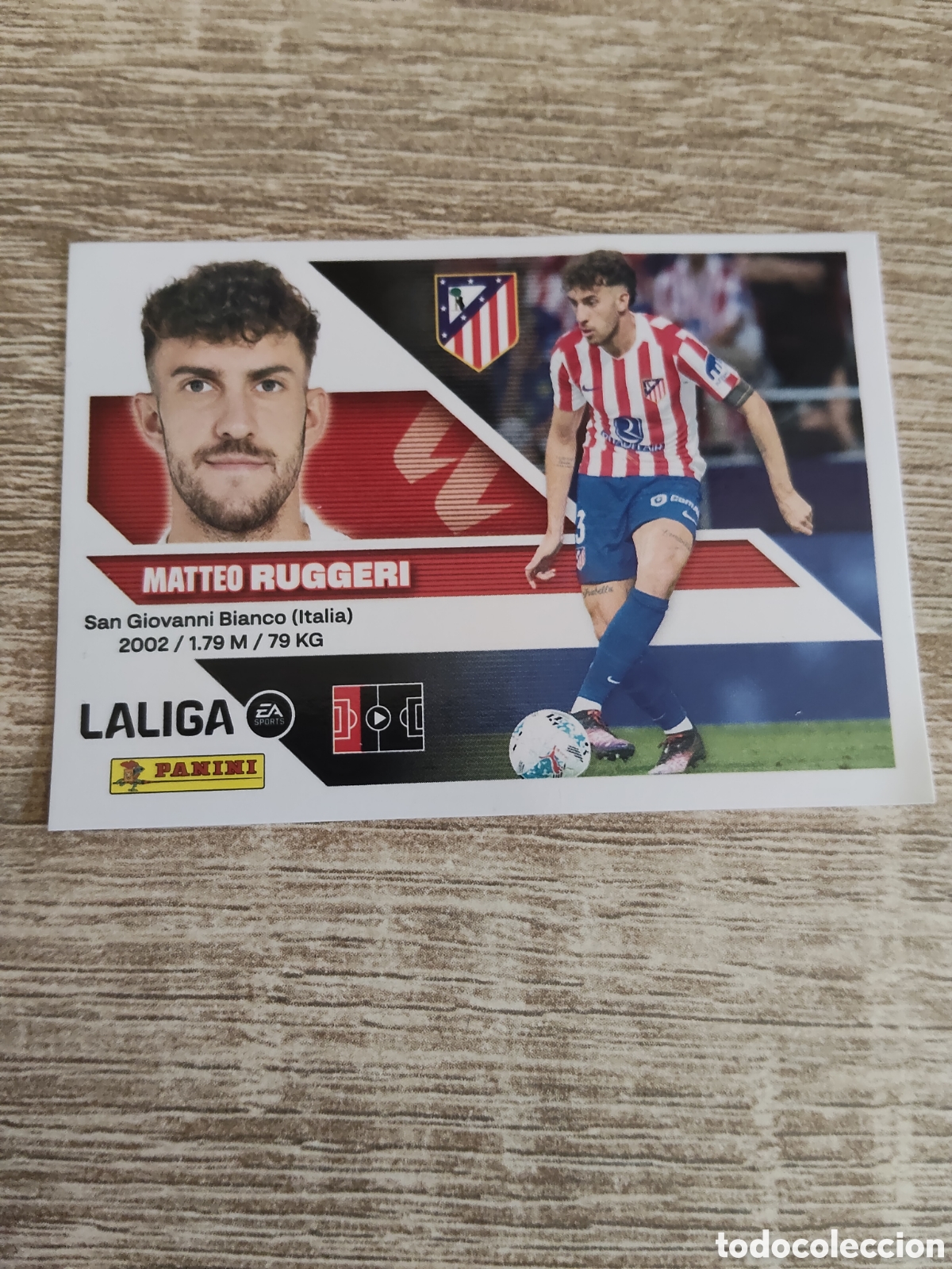 Cromos de f&uacute;tbol: Ruggeri Atl&eacute;tico de Madrid liga 2026 2027 26 27 ediciones este