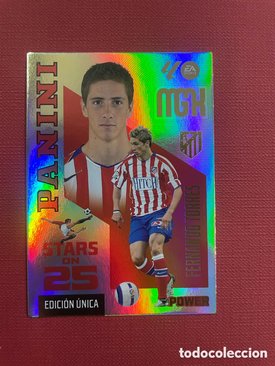 Cromos de f&uacute;tbol: At Madrid Fernando Torres Stars On 25 Power megacracks 2026/27
