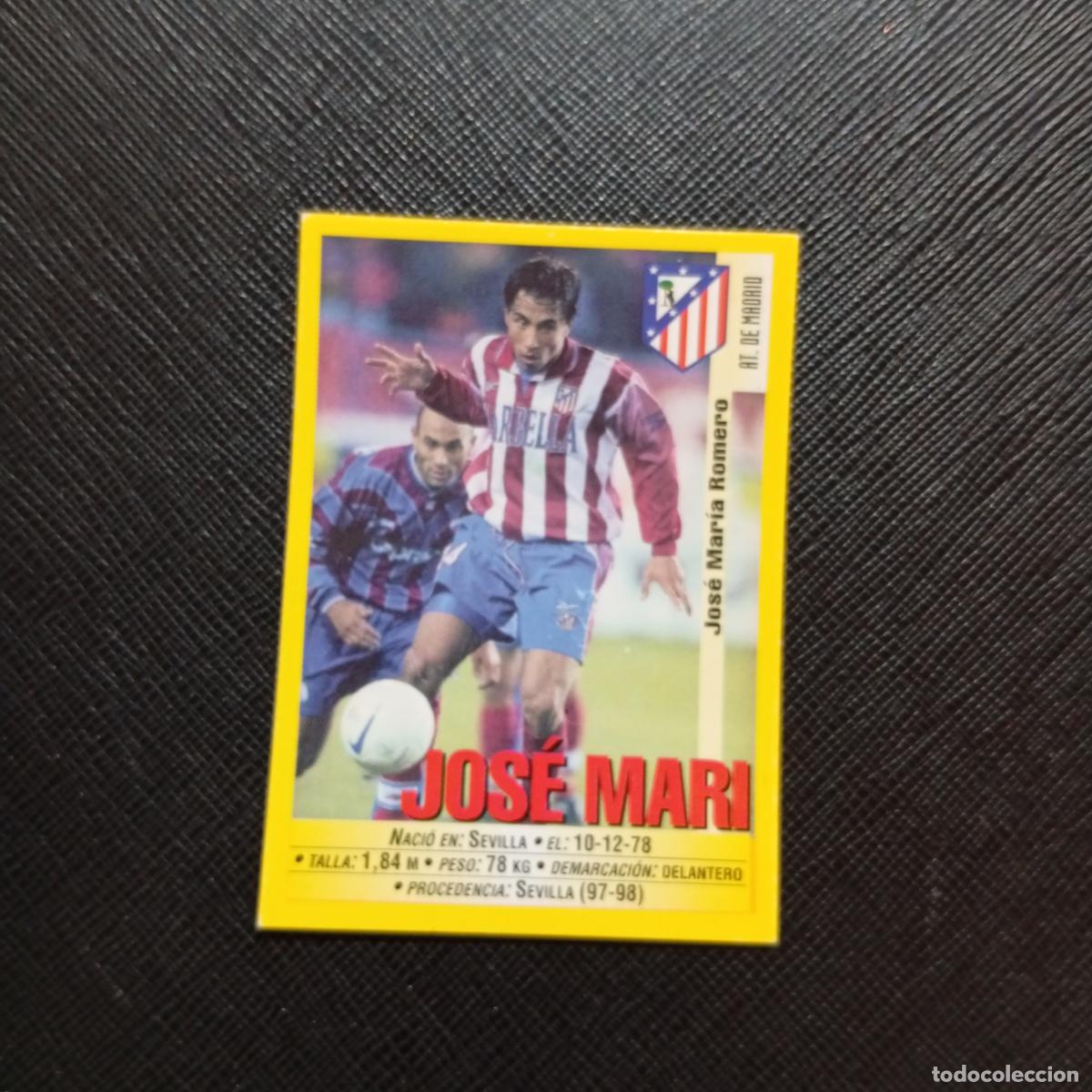 Cromos de f&uacute;tbol: 245 JOSE MARI AT MADRID PANINI 1999 2000 CROMO FUTBOL 99 00 - SIN PEGAR - A75 PG345 B