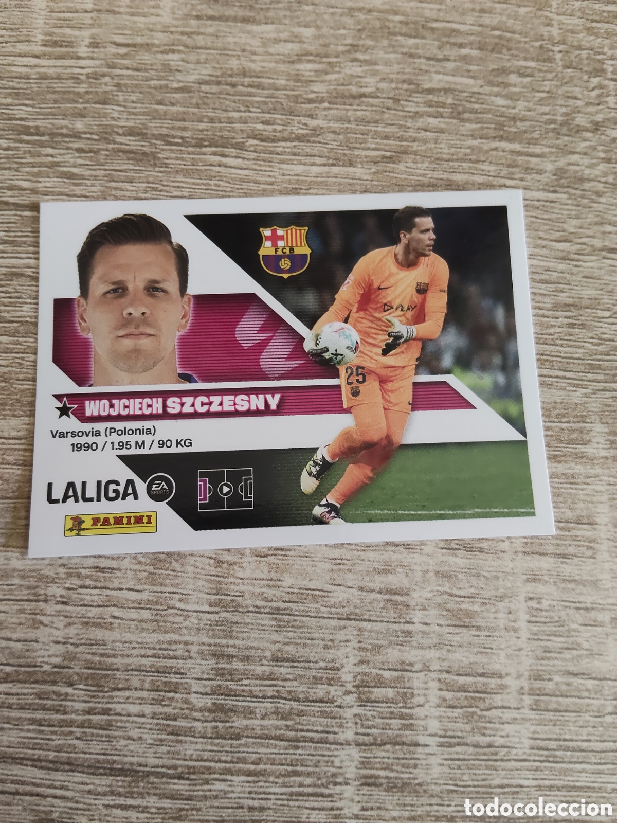 Cromos de f&uacute;tbol: Szczesny Barcelona liga 2026 2027 26 27 ediciones este