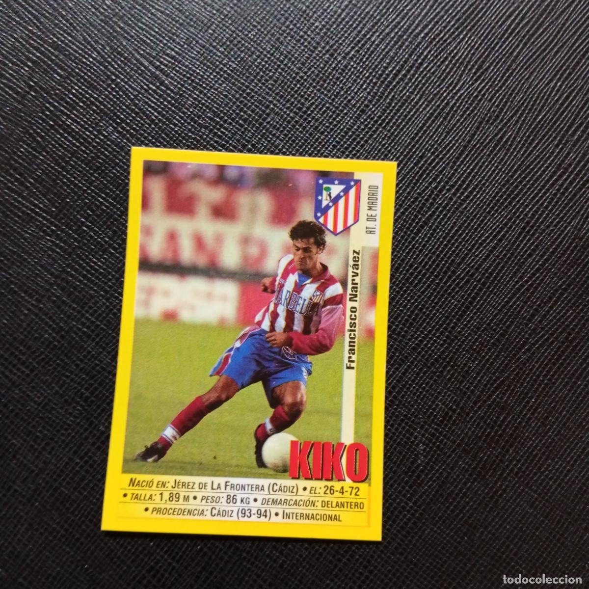 Cromos de f&uacute;tbol: 244 KIKO AT MADRID PANINI 1999 2000 CROMO FUTBOL 99 00 - SIN PEGAR - A75 PG336